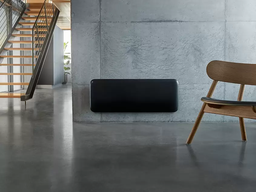 Panelovn sort invisible wifi gen 3 1300 Watt
