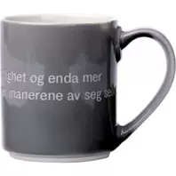 Lindgren krus "Gi barna kjærlighet" grå