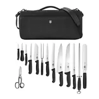 Victorinox knivveske 16 deler svart
