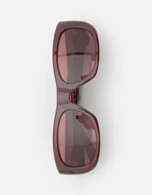 Pull&Bear Red lens sunglasses in maroon
