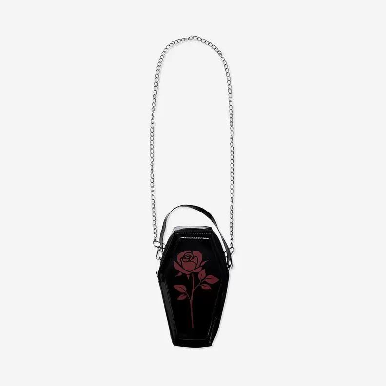 Black coffin handbag