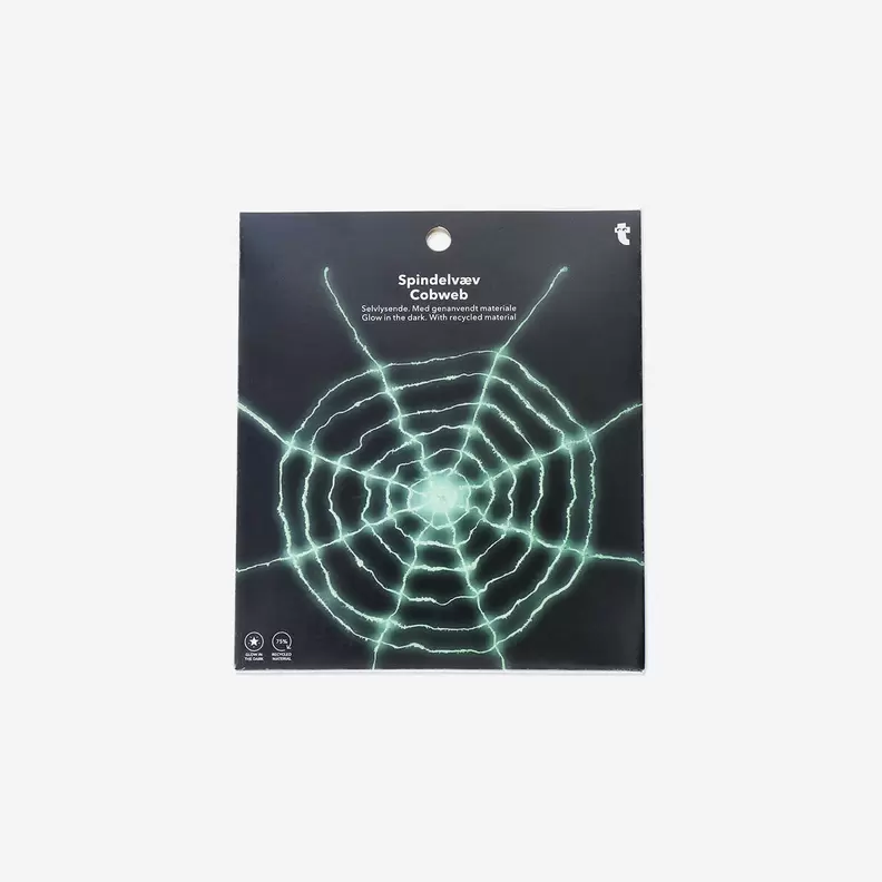 Glow in the dark cobweb