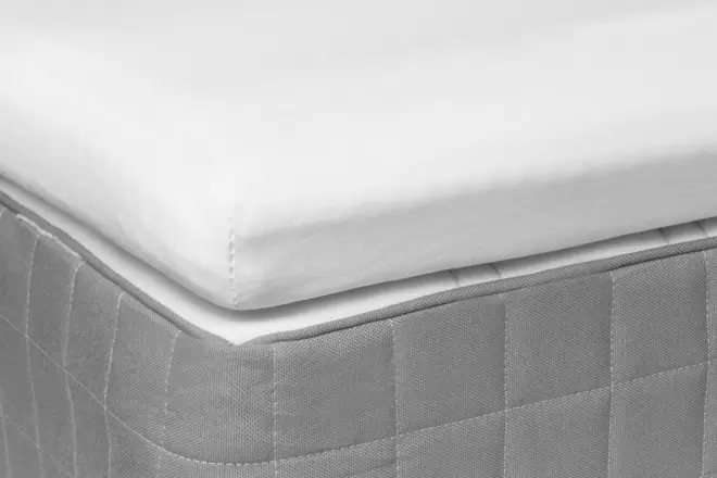 Jerseylaken med stretch - Bright white - 35cm