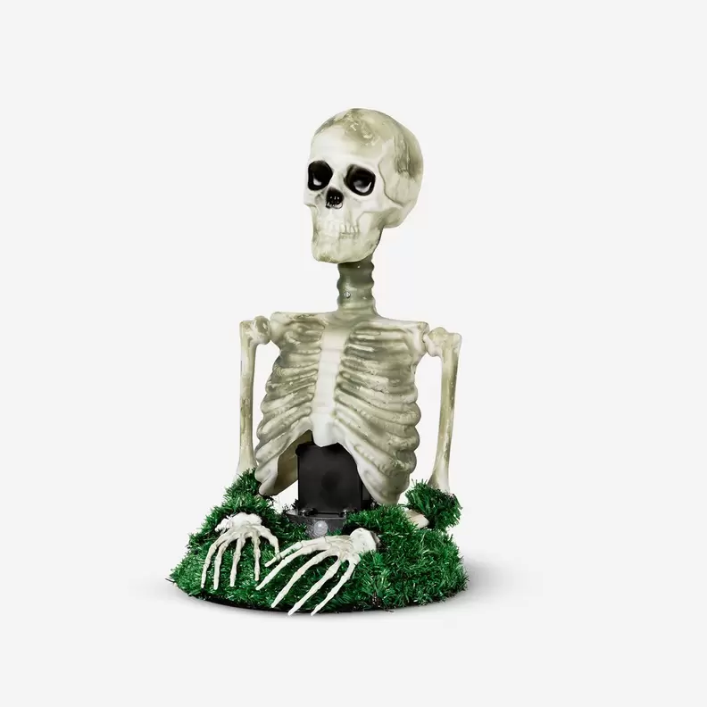Haunted skeleton with scary sounds and movements