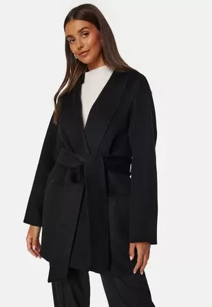 Lilah Belted Wool Coat      Lilah Belted Wool Coat