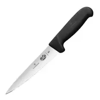 Fibrox kokkekniv 12 cm svart