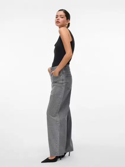 VMBILLIE Høyt snitt Barrel-passform Jeans