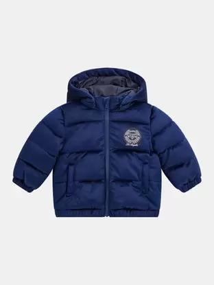 Velvet puffer jacket