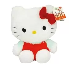 Hello Kitty Plysjbamse – 28 cm – Rød