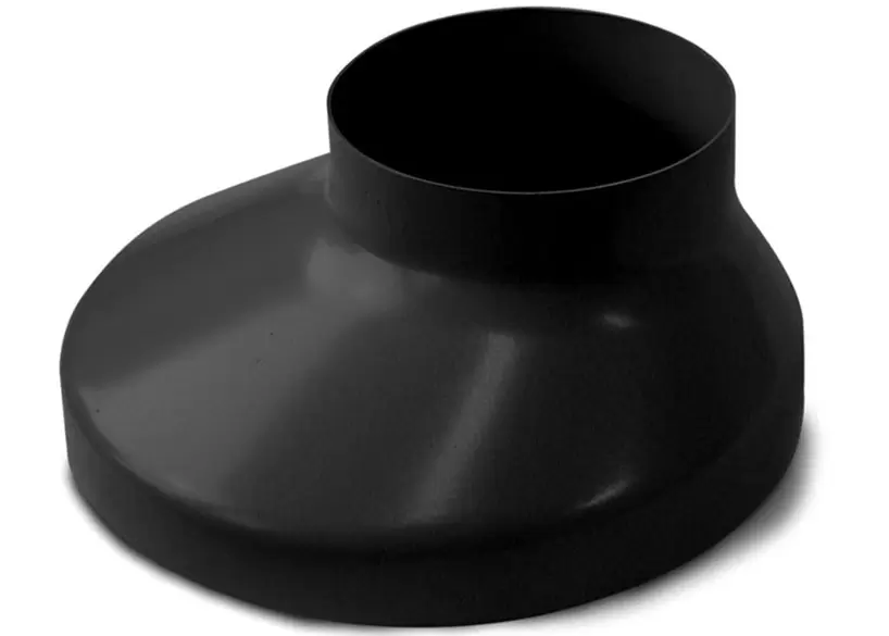 BRØNNKRAGE 150/75MM SORT