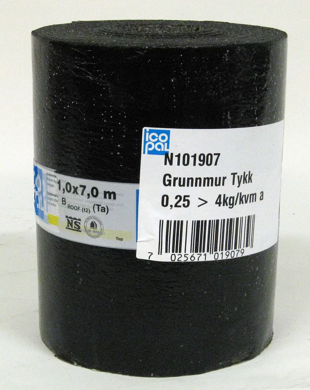 GRUNNMURPAPP TYKK 0,25X7M ICOPAL