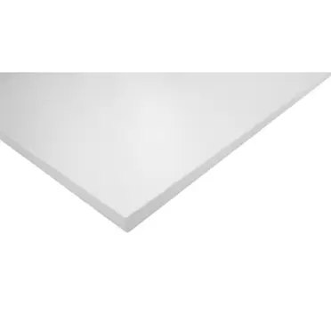 Hobbyplate melamin hvit 18x400x2400 kantet 4 sider