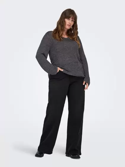 ONLY CARSNOW Høy midje Wide Leg Fit Jeans - 15353147
