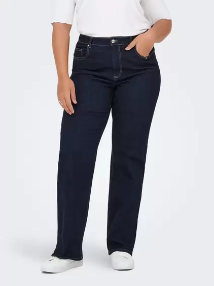 ONLY CARWILLY Høy midje Wide Leg Fit Jeans - 15363685