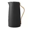 Emma termokanne kaffe 1,2L svart/bøk