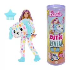 Barbie Cutie Reveal Color Dreams Dukke m/ 10 overraskelser - Dalmatiner