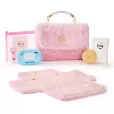 FAO Schwarz Baby Deluxe Dukkeutstyr 35cm - Rosa Stelleveske