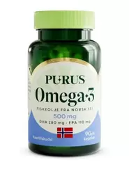Omega-3 Fiskeolje fra sei 500 mg