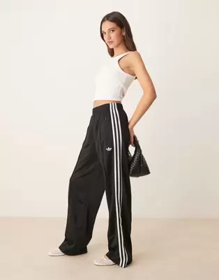 Adidas Originals Firebird Loose track pants in black