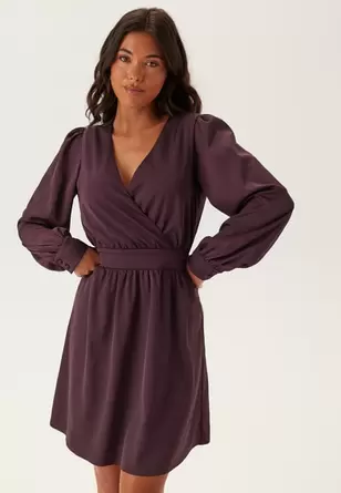 Wrap Satin Dress Wrap Satin Dress