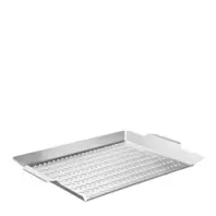 BBQ by Hellstrøm grillbrett 48x32 cm børstet stål