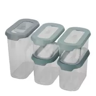 CupboardStore oppbevaringssett 5 deler blå