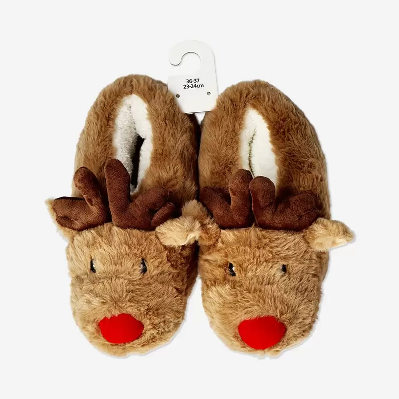 Reindeer slippers - Size 36/37