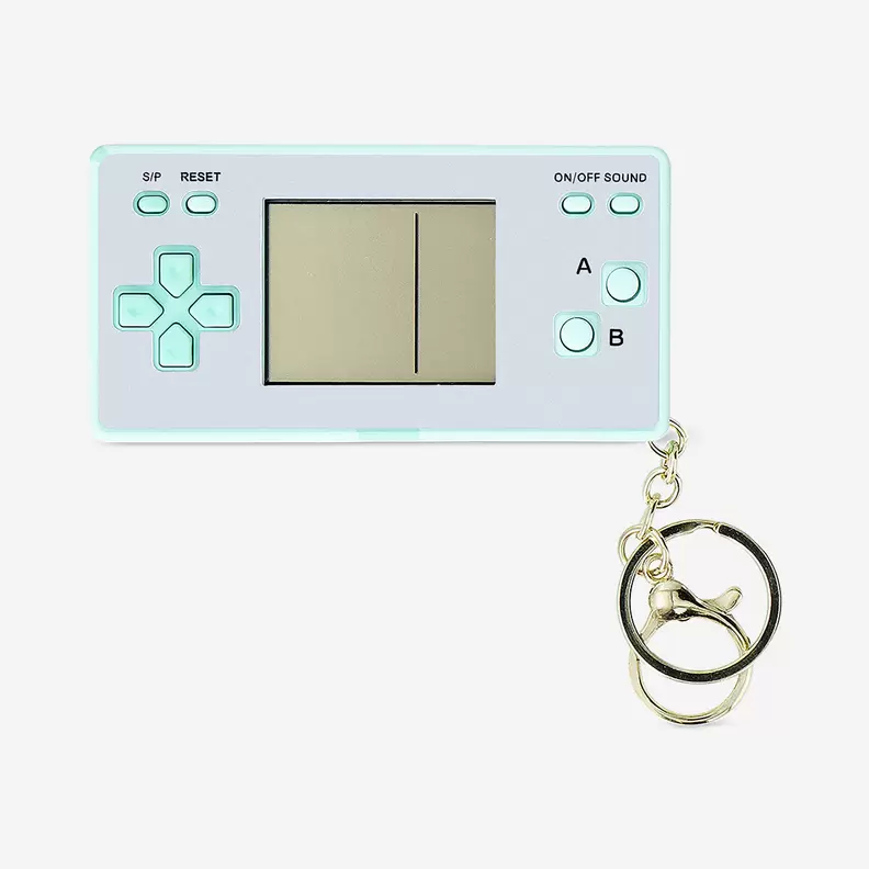 Game console with key ring