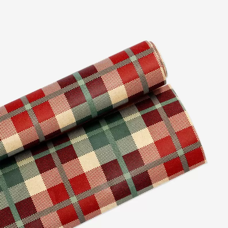 400 cm craft wrapping paper - Checks