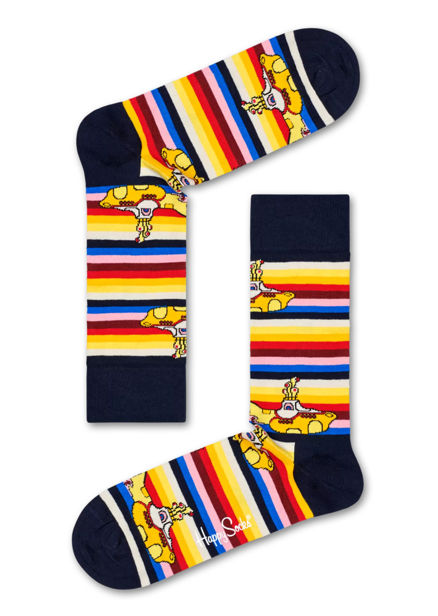 The Beatles All On Board Sock