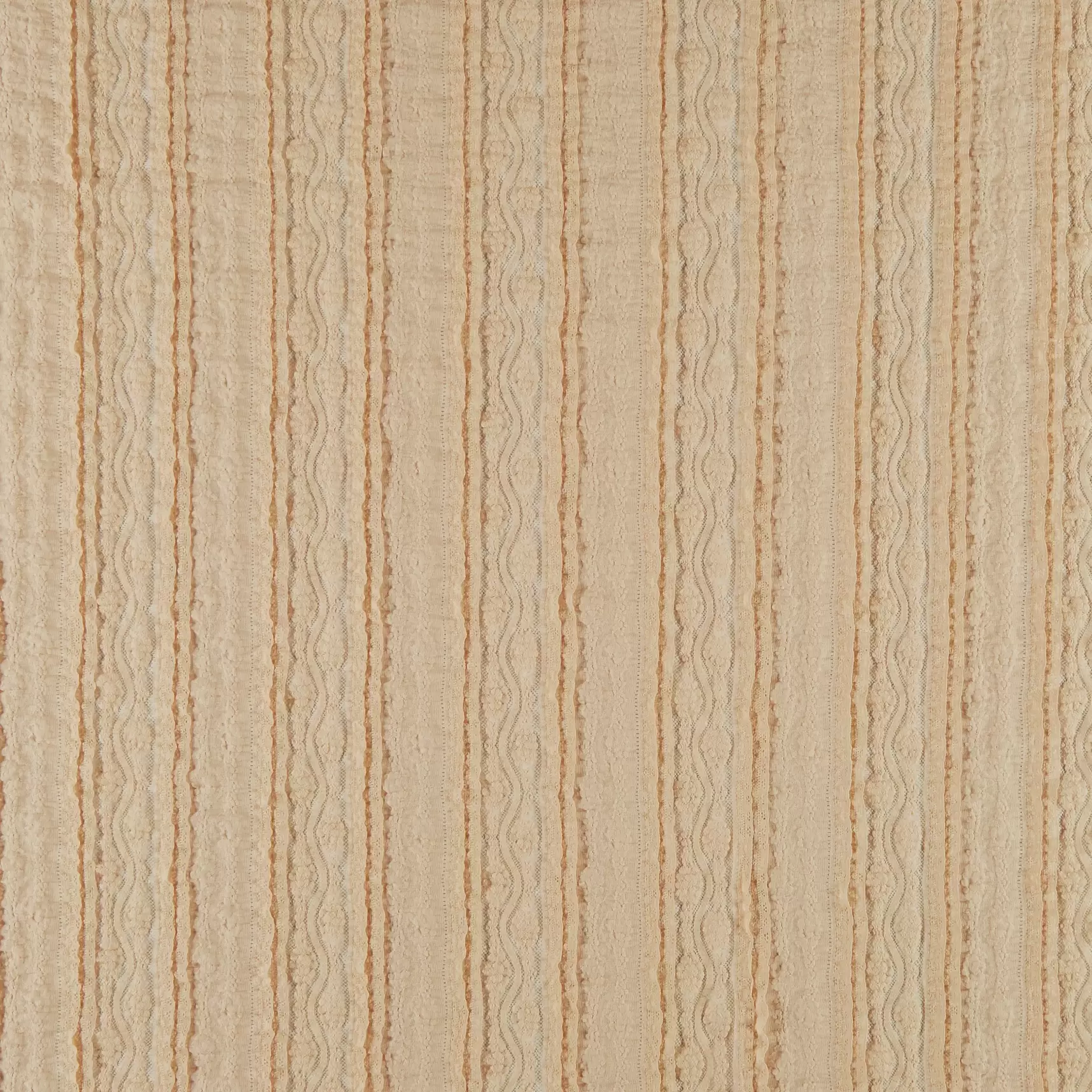 Stretch blonde vanilje stripe og blomst