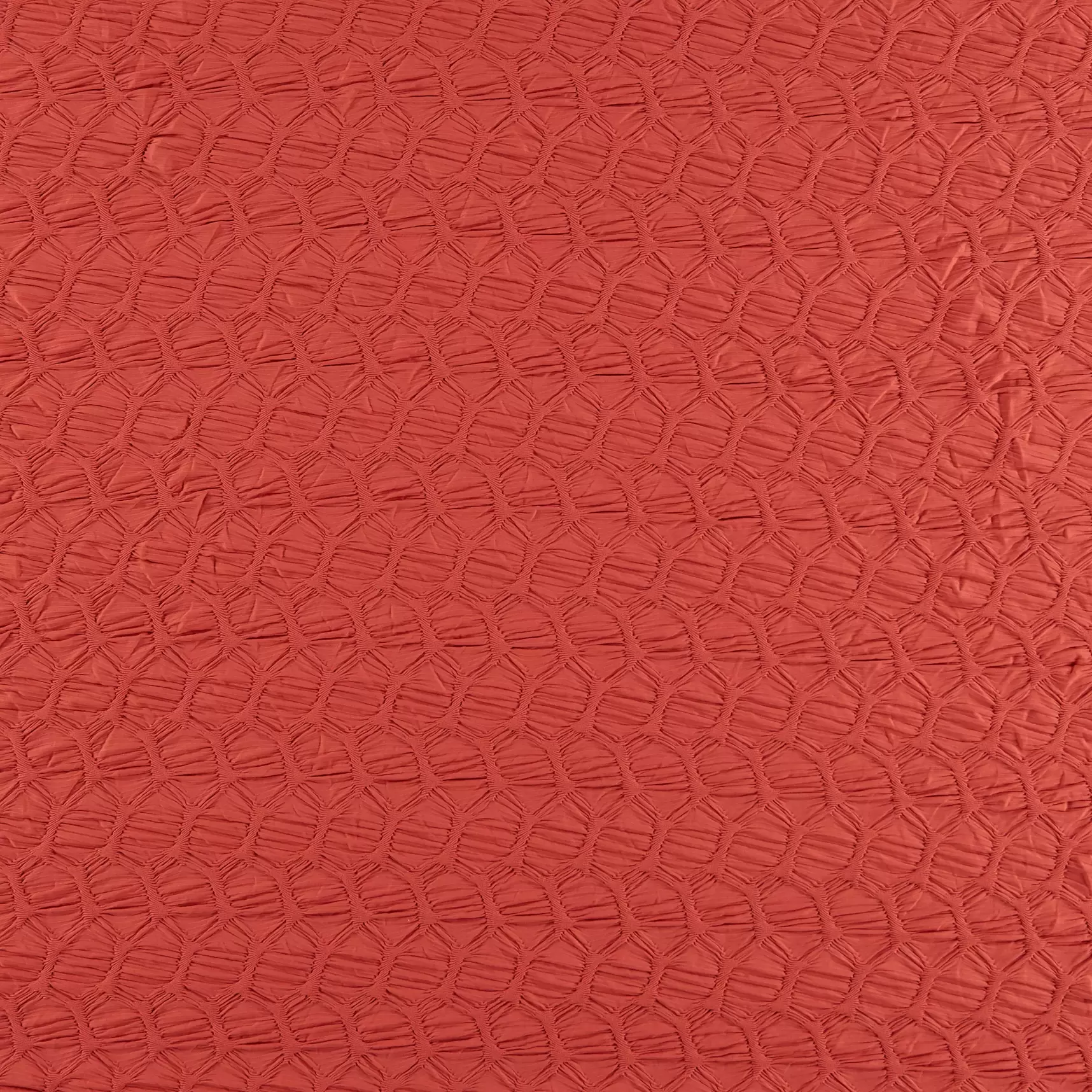 Jersey med krepp jacquard klar rød