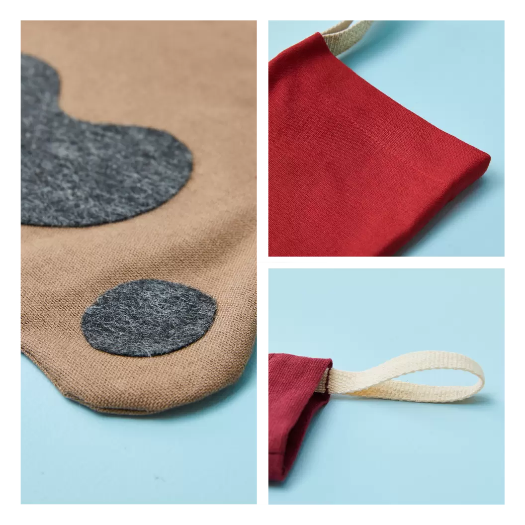 Symønster Julestrømpe i 6 størrelser