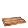 Moi skjærefjøl i tre 55x38 cm akasie