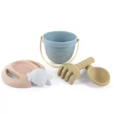 Dantoy BIO Tiny Bøttesett m/ 5 deler - Blå