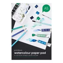 Panduro akvarellblokk A5 (148×210 mm), 20 ark, 160 g/m²