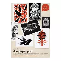 Japanpapir blokk A4 (210×297 mm), 48 ark, 35 g/m²