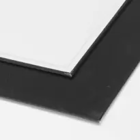 Canvas Panel svart – 20×20 cm, 3 mm tykk