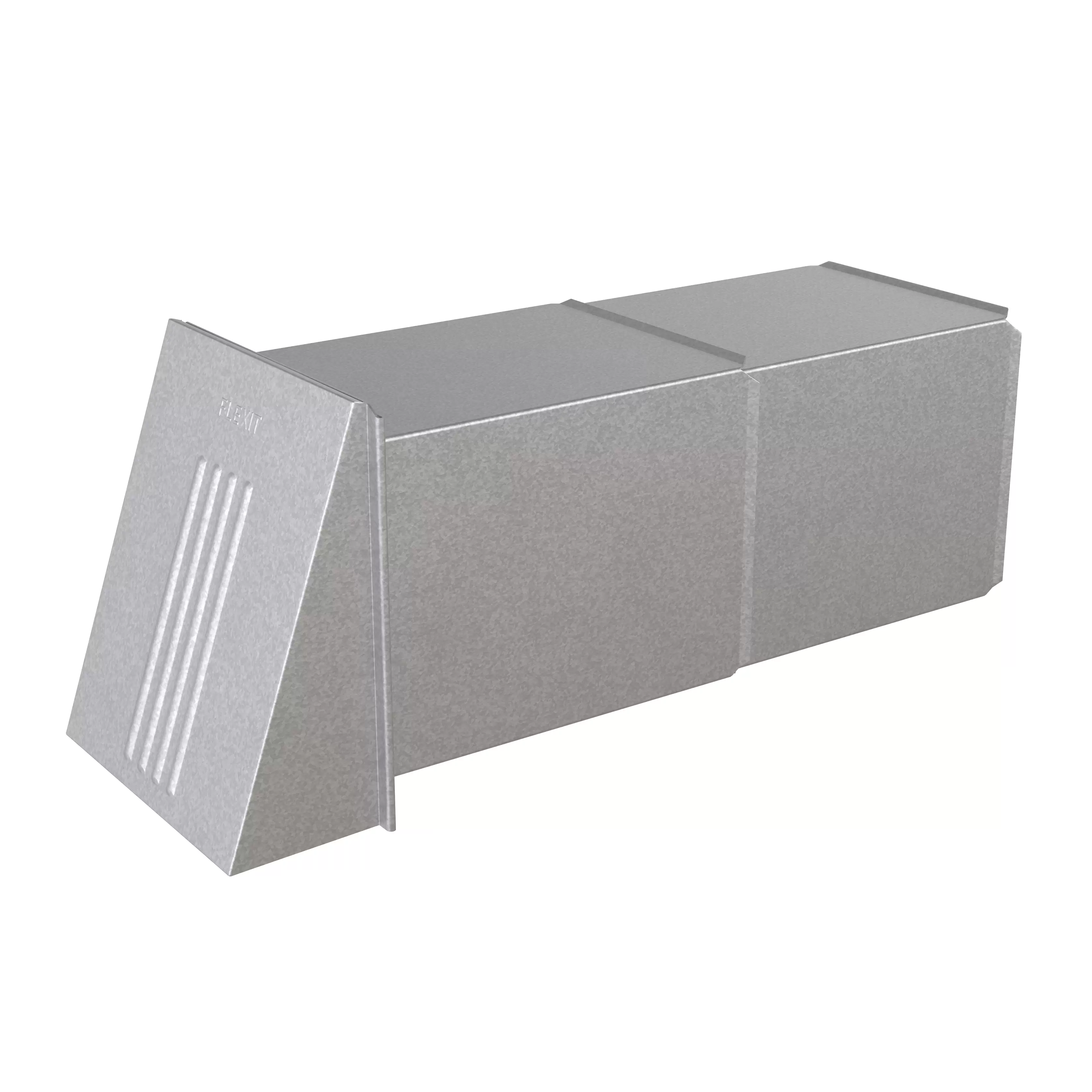 GRUNNMURSVENTIL 6X6" M/KAPPE