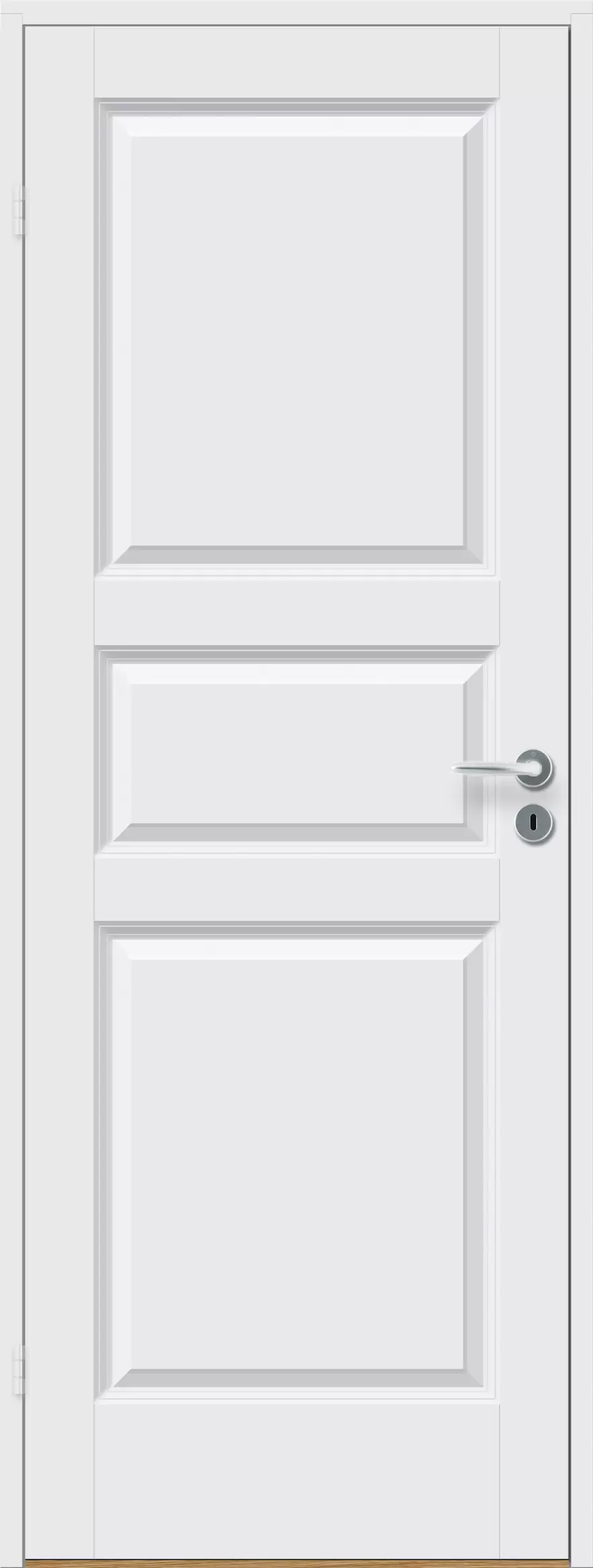 DØRBLAD ID KARI KOMPAKT 8X20 HVIT