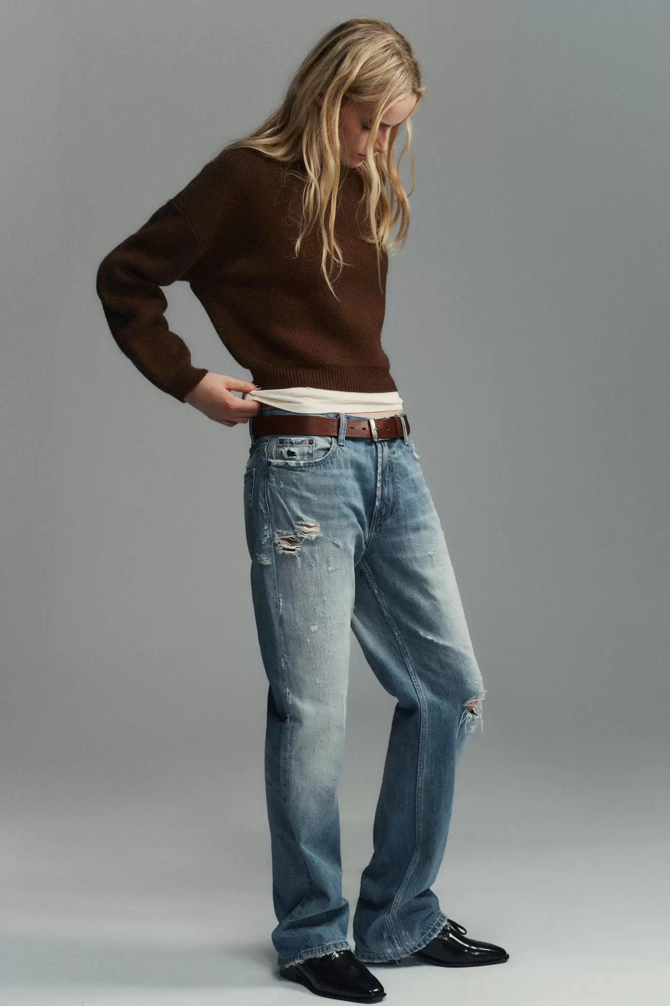 ENKEL STRIKKET GENSER