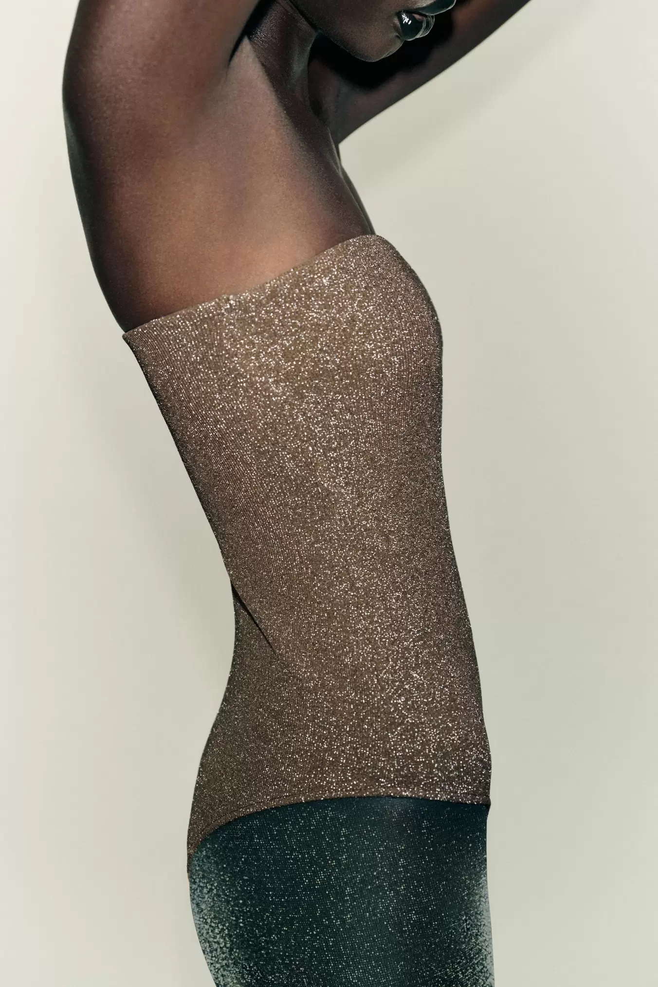 BODY BANDEAU METALLISERT TRÅD