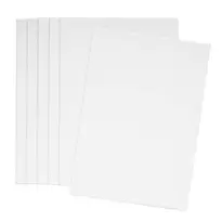 Canvas Panel – 6 st. hvite canvaser / lerret A5 (148×210 mm), 3 mm tykkelse