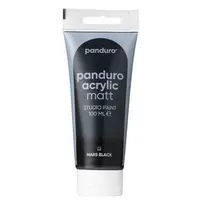 Panduro Acrylic akrylmaling, matt 100 ml – Mars black