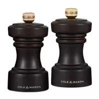 Hoxton salt- og pepperkvern 11 cm 2 stk brun