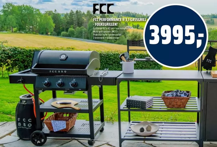 Multi - FCC PERFORMANCE 3 BURNER GRILL