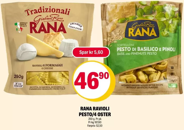 And - RAVIOLI PESTO/4 OSTER