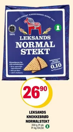 Fiber - NORMAL STEKT KNEKKEBRØD