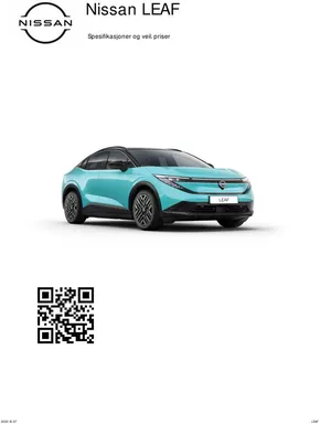 Nissan-katalog | LEAF Kundeprisliste oktober | 2025-10-30T00:00:00.000Z - 2025-11-13T00:00:00.000Z