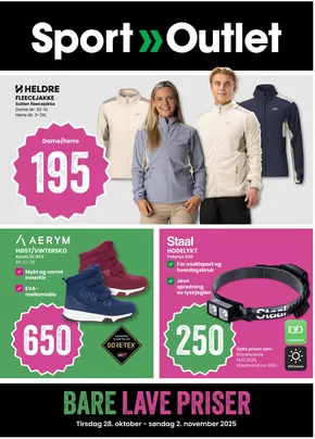 Sport Outlet-katalog i Tiller | Tilbud for kuppjegere | 2025-10-28T00:00:00.000Z - 2025-11-02T00:00:00.000Z